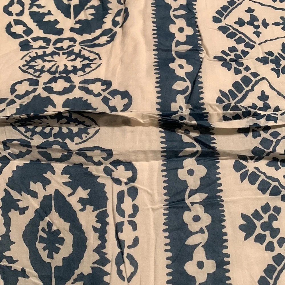 2 Pottery Barn Floral Pillows Shams